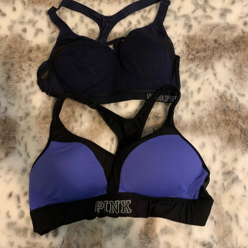 2 Victoria sport bras.